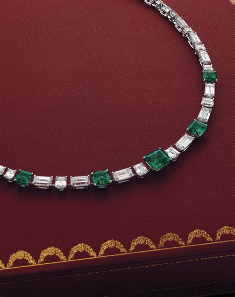 men necklace cartier|cartier diamond emerald necklace.